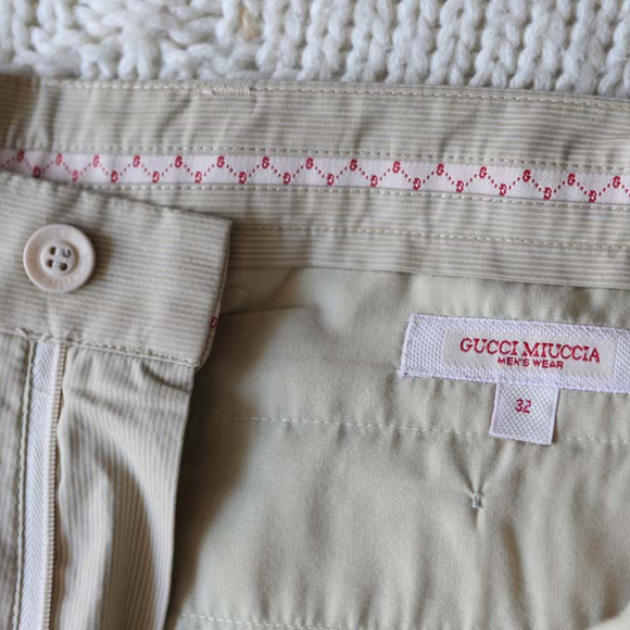 Gucci Miuccia Mens Pants 32 Italy Nwot 